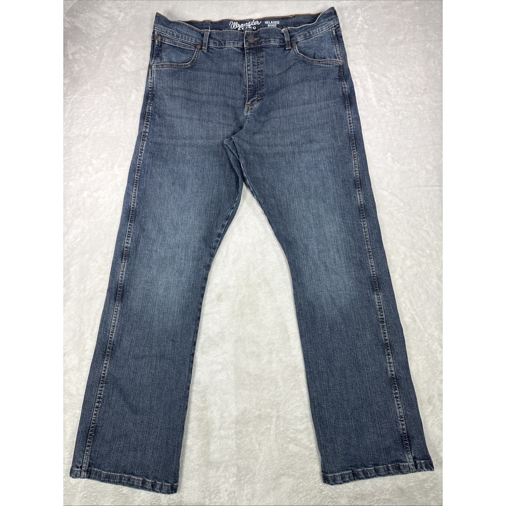 Wrangler Retro Relaxed Fit Bootcut Jeans Men's Size 38X34 Dark Wash